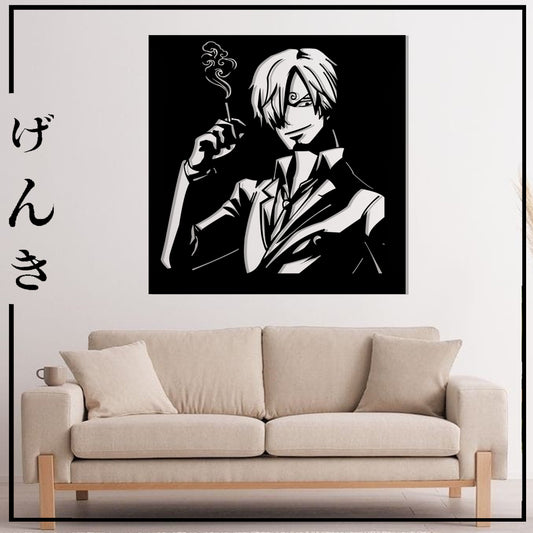 Cuadro MDF Sanji