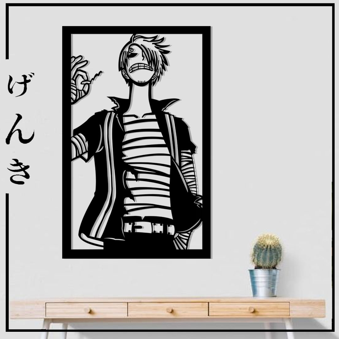 Cuadro MDF Sanji