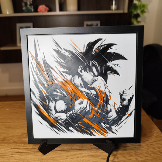 Cuadro 3D Color Goku