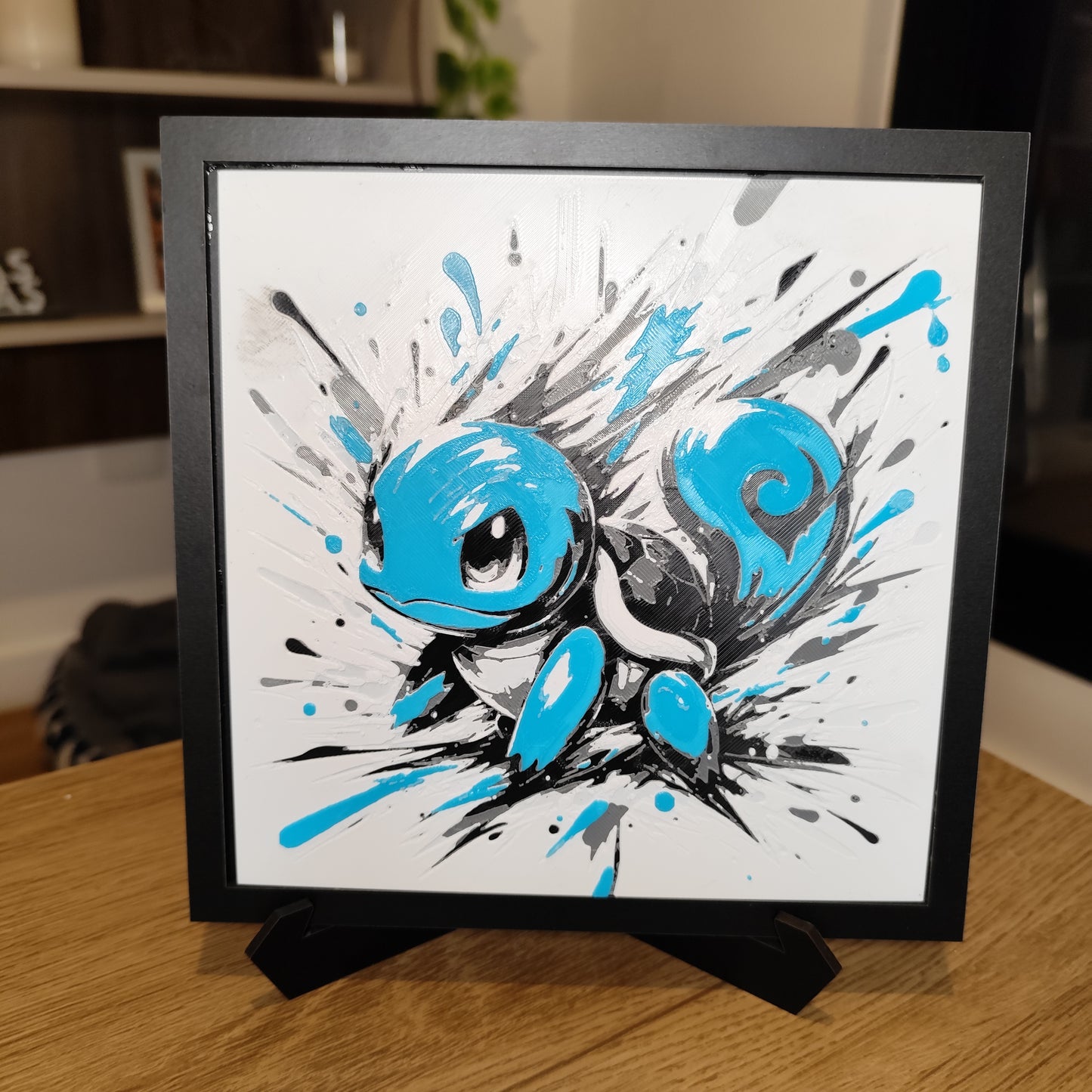 Cuadro 3D Color Squirtle