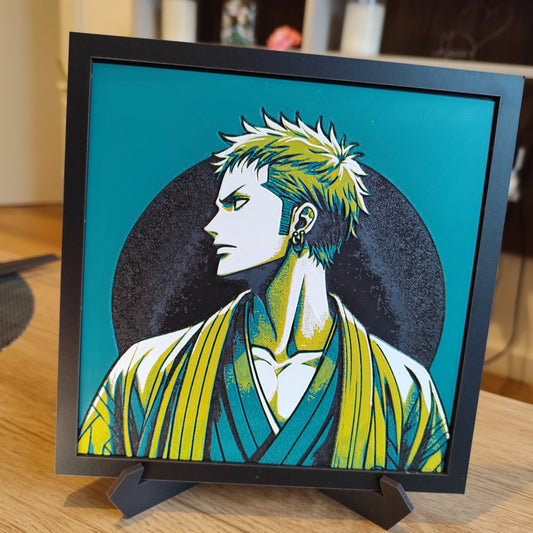 Cuadro 3D Color Zoro