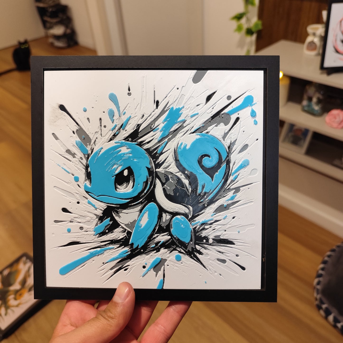 Cuadro 3D Color Squirtle