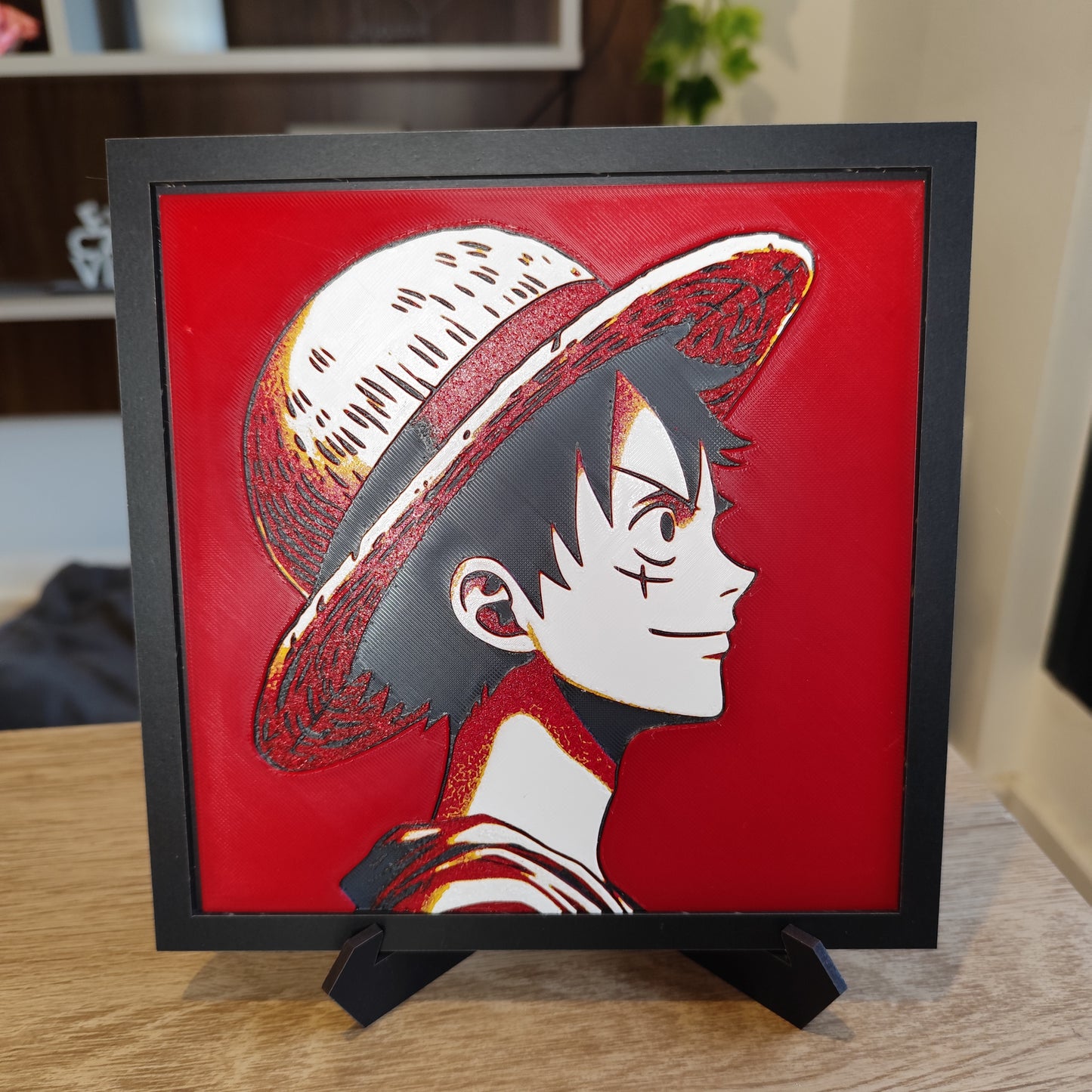 Cuadro 3D Color Luffy